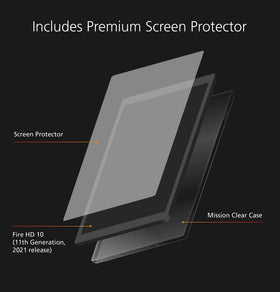 Mission Cables protected tablet held in hand ideal for commuting use