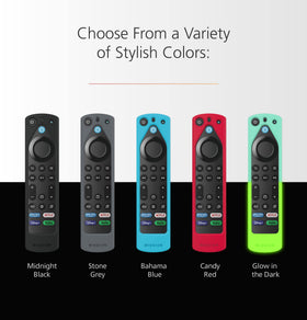 Closeup of Mission Cables silicone remote cover, soft texture and ergonomic feel