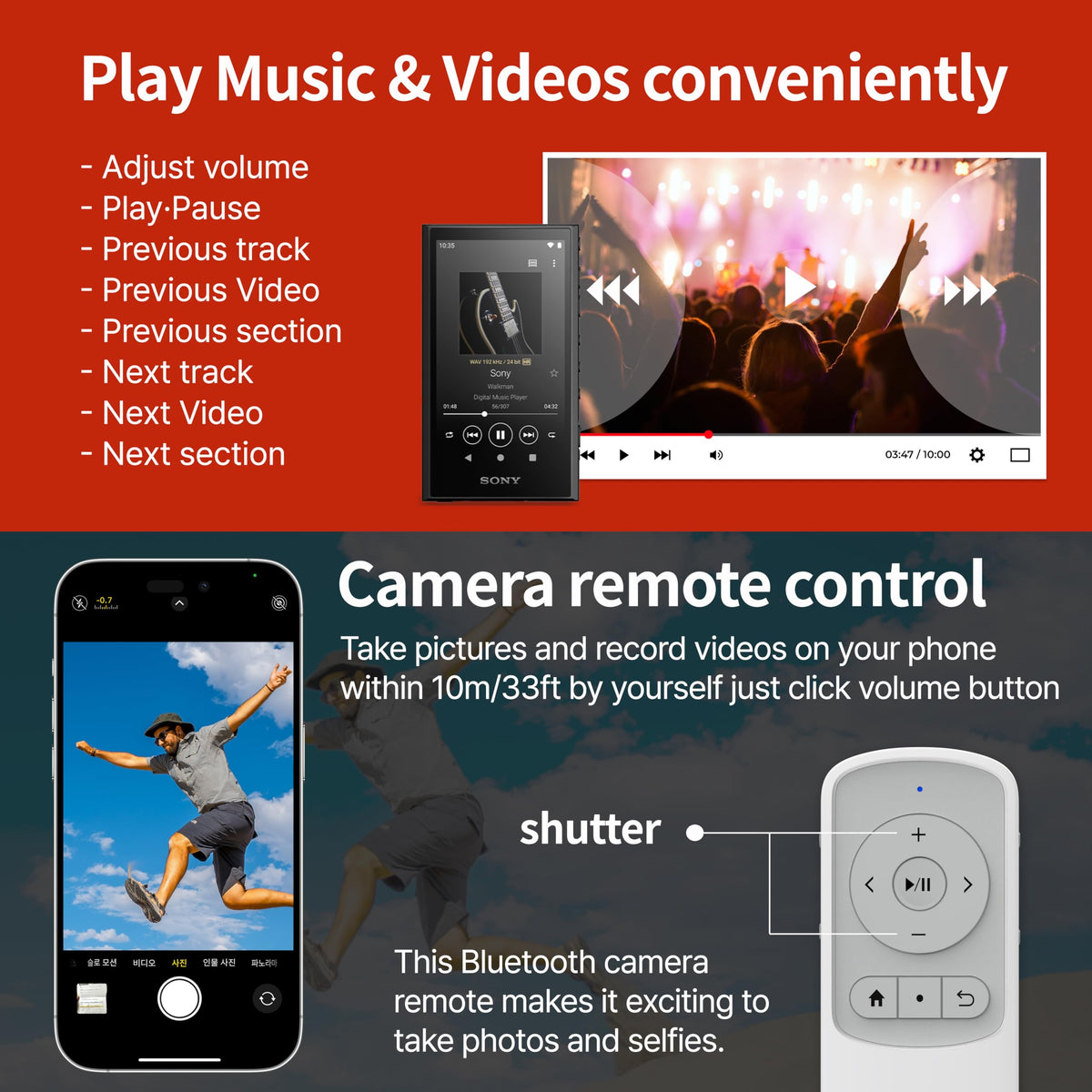 MITER Bluetooth 5.0 delivers stable range up to 10 meters.