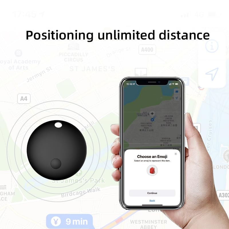 MIUXGIO pet tag tracker keeps dogs safe with location alerts.
