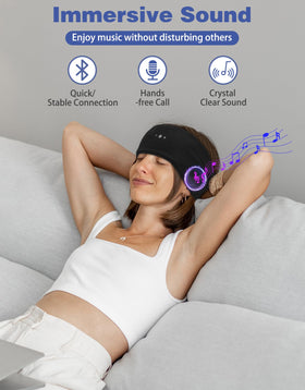 Mixiba wide, light-blocking design supports restful sleep in any setting.