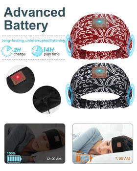 Mixiba headband worn by side sleeper demonstrating no ear pressure and better rest