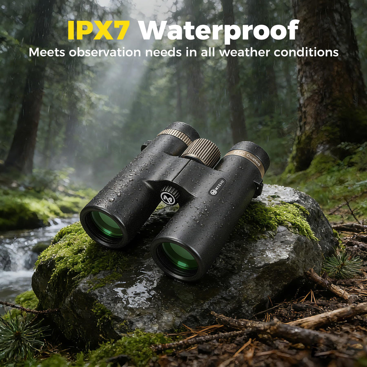 MIXIO used in the field for birdwatching enabling close clear wildlife views