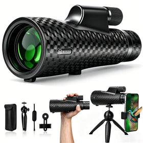 MIXIO monocular front view showing compact design and portability benefit
