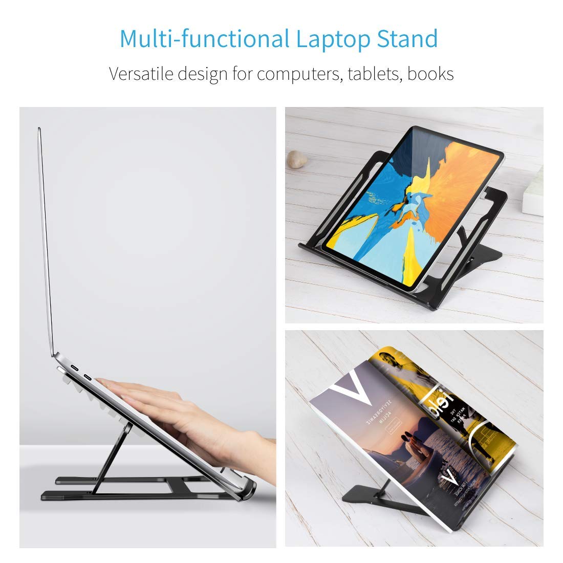 MIXJOY heat-dissipation ventilated design keeps tablets cooler during long sessions