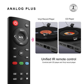 MIXX Analog Plus CD display aids quick track navigation.