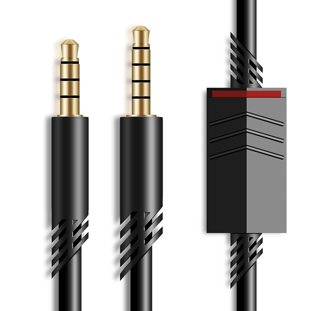 MJKOR Astro A40 inline mute cable close-up with durable TPE rope.