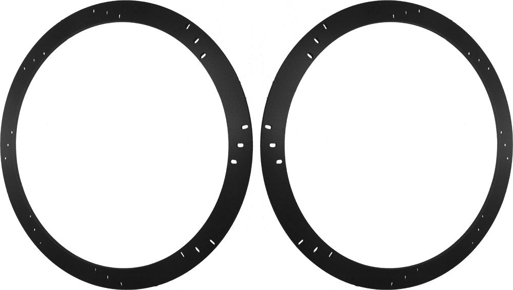 MJM Car Speaker Adapters 12in subwoofer spacer for deeper mounting and clearance.
