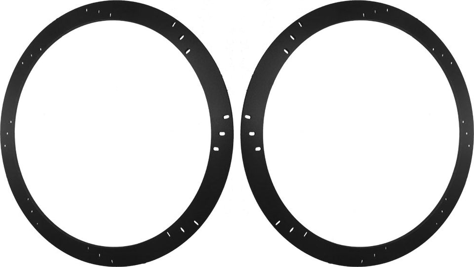 MJM Car Speaker Adapters 12in subwoofer spacer for deeper mounting and clearance.