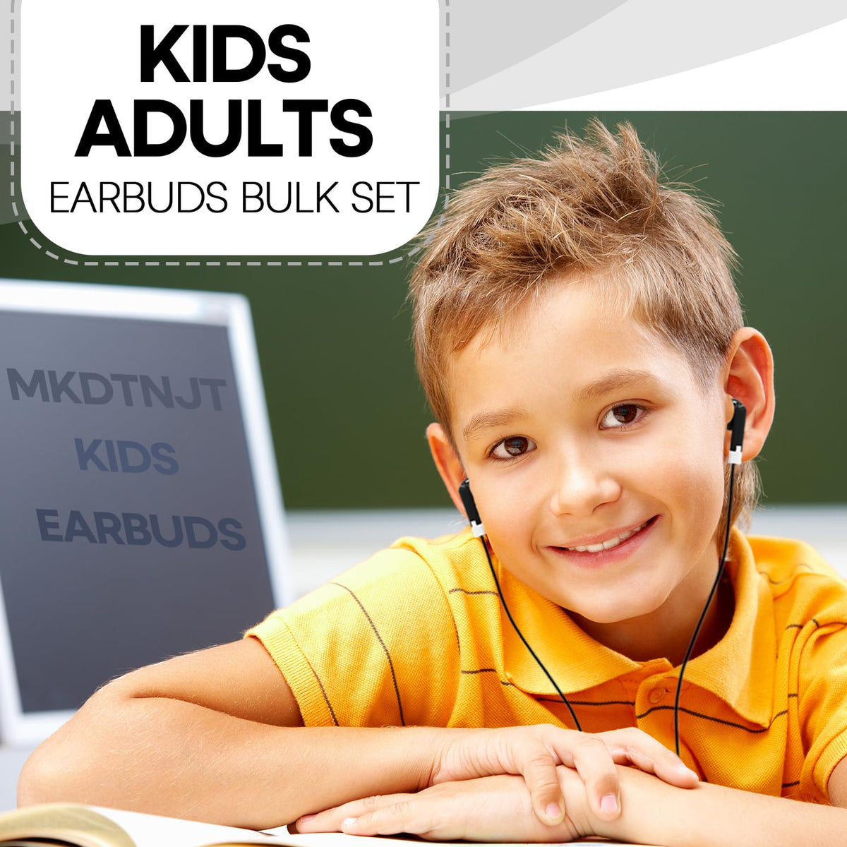 MKDTNJT soft silicone fit, comfortable for long classroom sessions.
