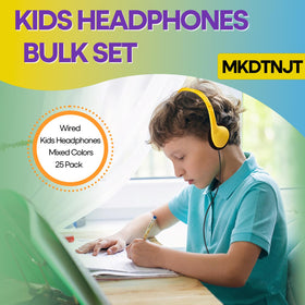 MKDTNJT individually sealed headphone package for hygiene and quick handout