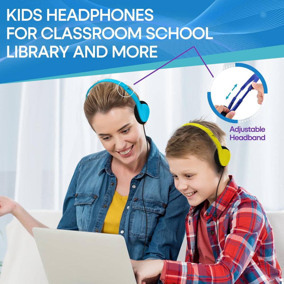 MKDTNJT 3.5mm l-shaped plug and 4-foot cable for secure classroom connections