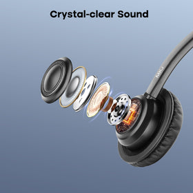 MKJ soft ear cushion close-up for prolonged comfortable wear