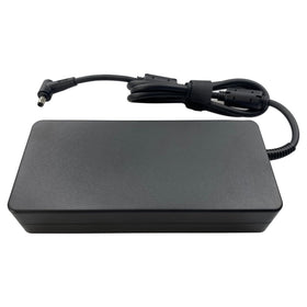 MKVZPV 330W AC adapter with ASUS ROG Scar compatibility label for quick checks.