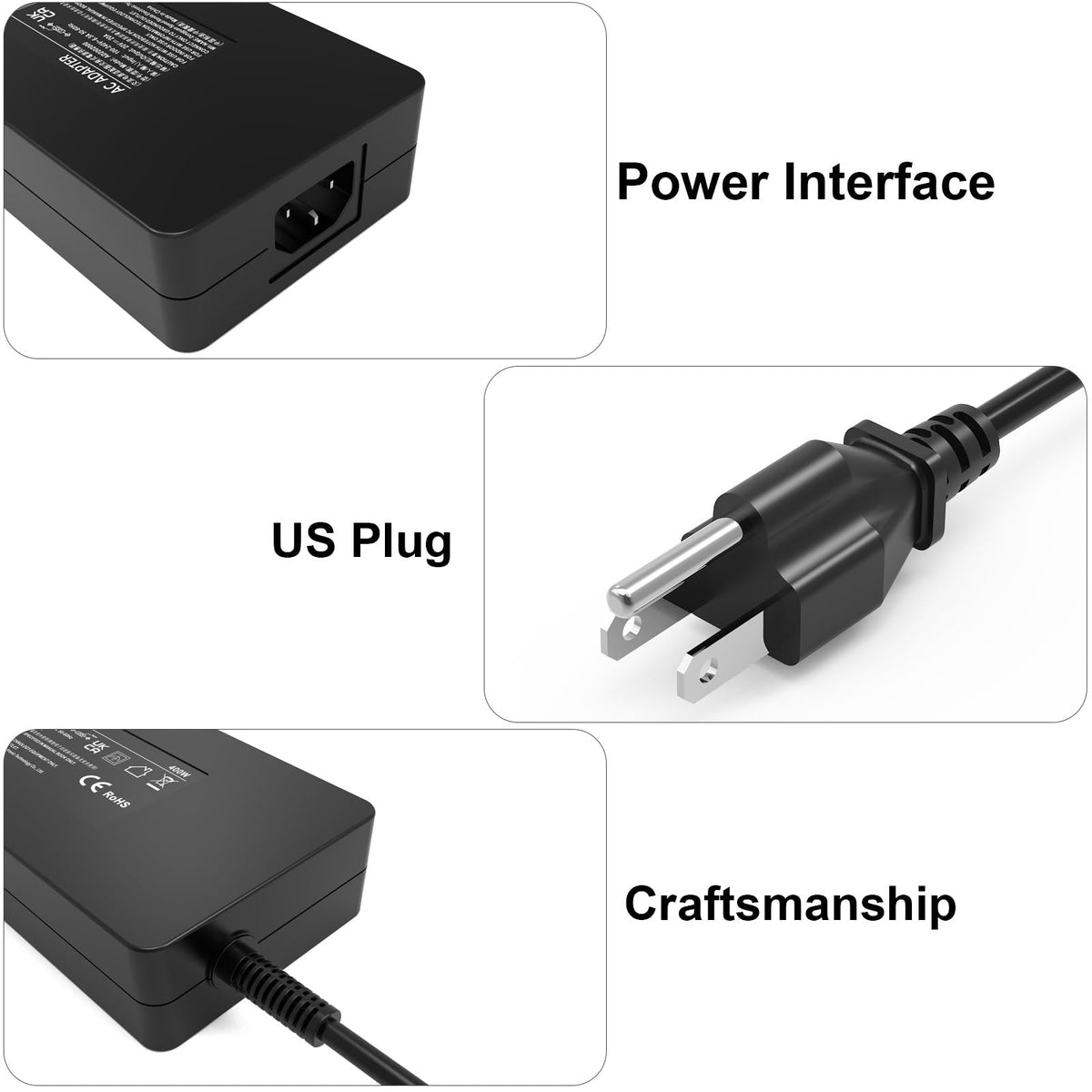 MKVZPV 20V 20A output label for stable power delivery.