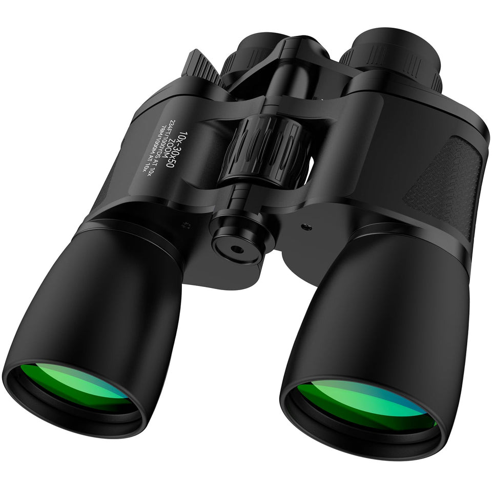 MLight 10-30x50 zoom binoculars main view offering distant detail