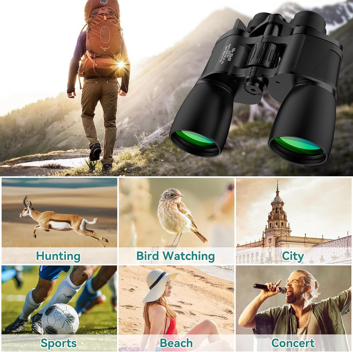 MLight binoculars ideal for distant birdwatching with crystal-clear detail