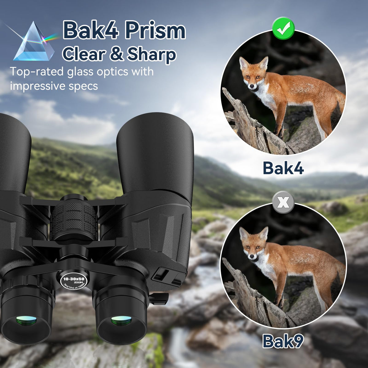 MLight Easy-Focus folding design enables quick distance adjustments for field use.