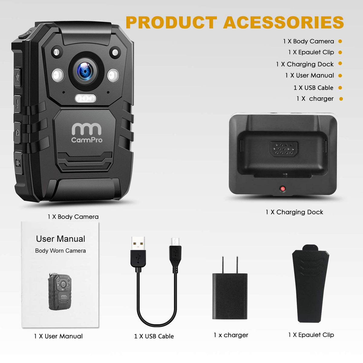 DVR mode with ignition auto start on MM CAMMPRO I826 for hands free recording.