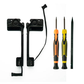 MMOBIEL speaker set for MacBook Pro A1502 front view, replacement ready for installation.
