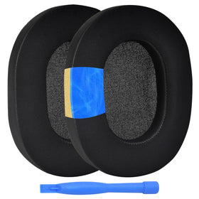 MMOBIEL front view of replacement earpads showing snug fit and comfort