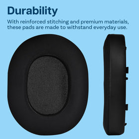 MMOBIEL person wearing headphones with pads for long comfortable listening