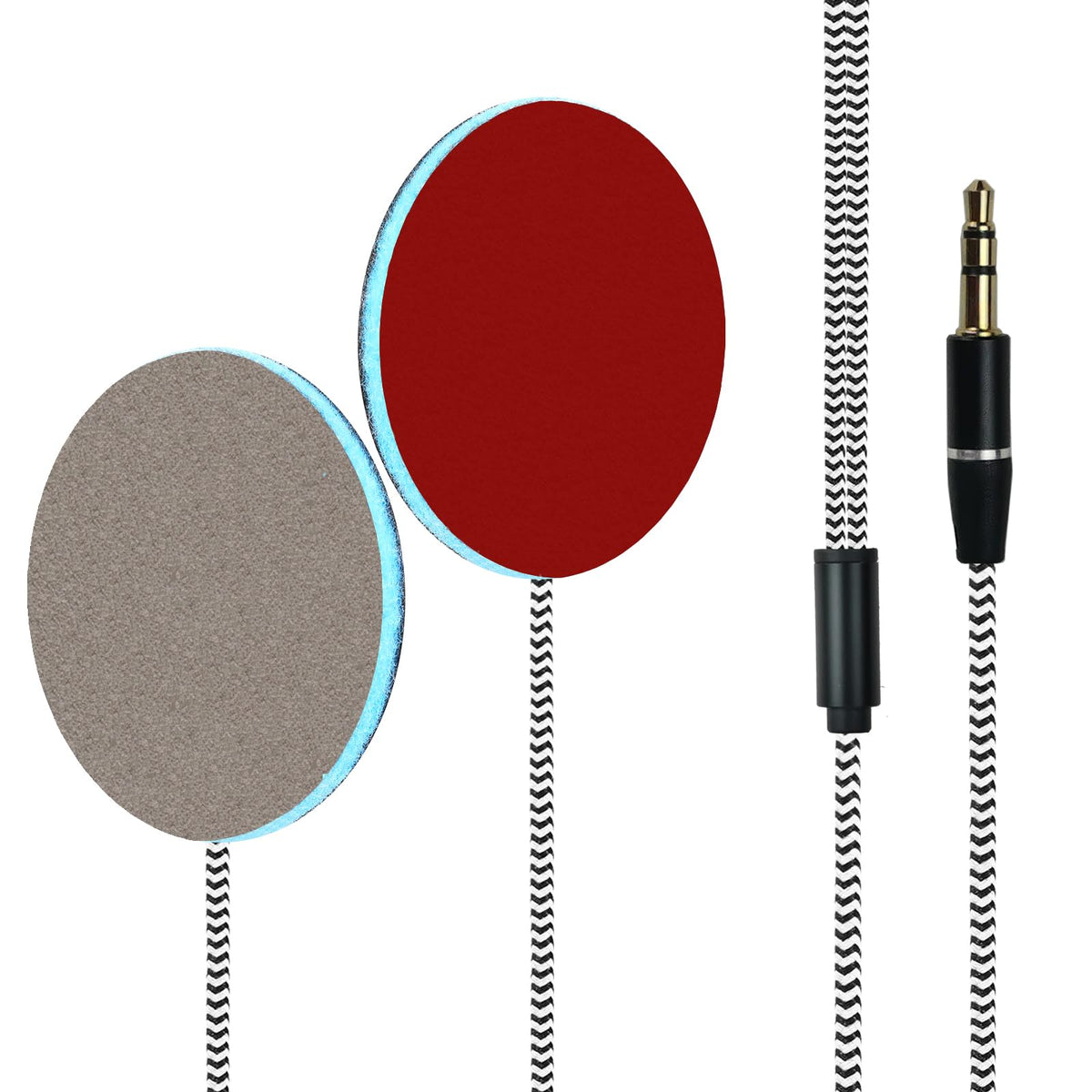 MMUSS front view of ultra-thin speaker showing slim shape and comfortable design
