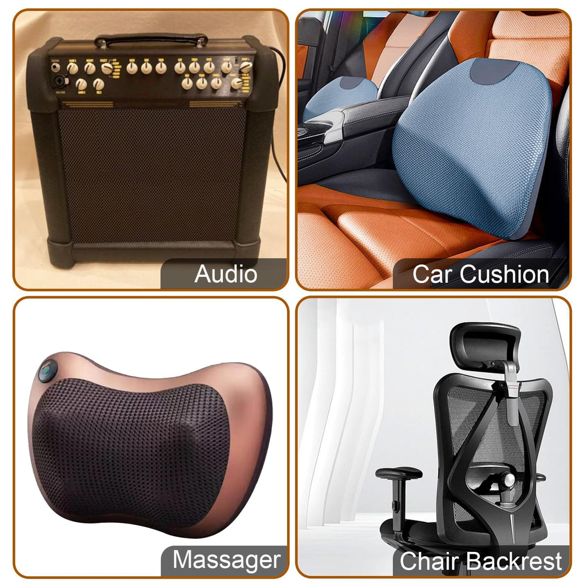 MMute Touch versatile fit cover for multiple speaker designs and setups.