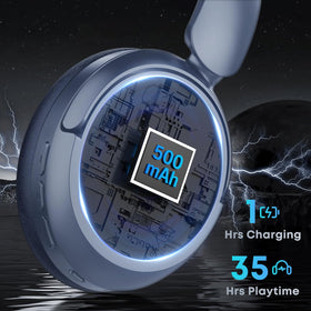 MMWOWARTS 35-hour playback life supports long commutes and leisure