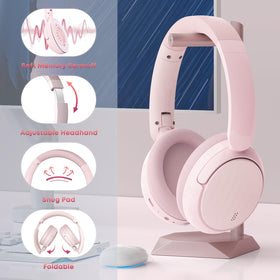MMWOWARTS Bluetooth headphones 40mm-drivers deliver rich sound for media.