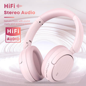 MMWOWARTS Bluetooth headphones folded-compact show portable travel-ready design.