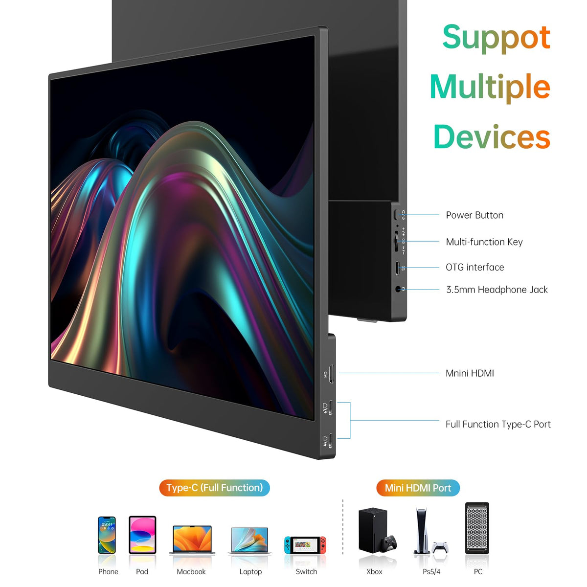 MNN multi-display modes support extended and portrait layouts for work and play.