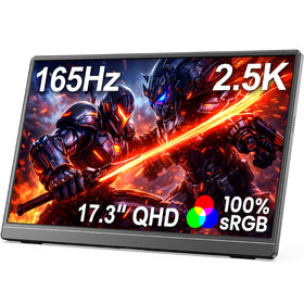 MNN 173 portable monitor angled view for on-the-go productivity