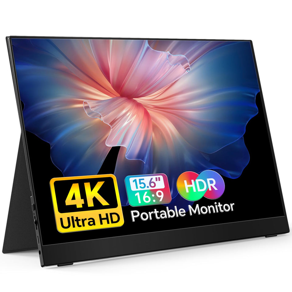 MNN 4K portable monitor displays crystal 156-inch UHD images for travel and work