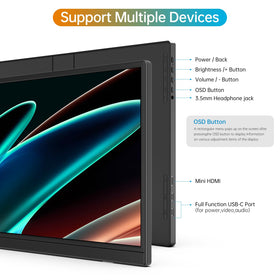 MNN portrait-mode setup demonstrating flexible orientation on the monitor
