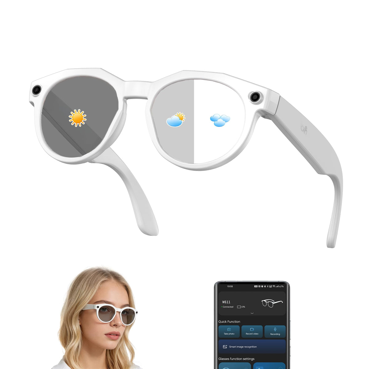 MNVOEQ AI Smart Glasses with 4K POV camera capture immersive travel footage