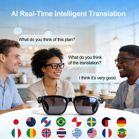MNVOEQ AI Glasses photochromic lenses adapt to changing light conditions.