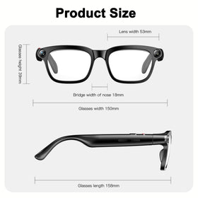 MNVOEQ AI Glasses support travel and work with hands-free use.