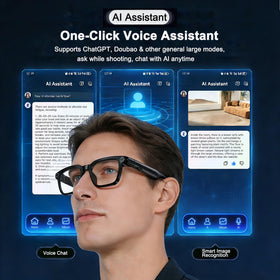MNVOEQ AI Glasses offer a comfortable unisex fit for daily wear.