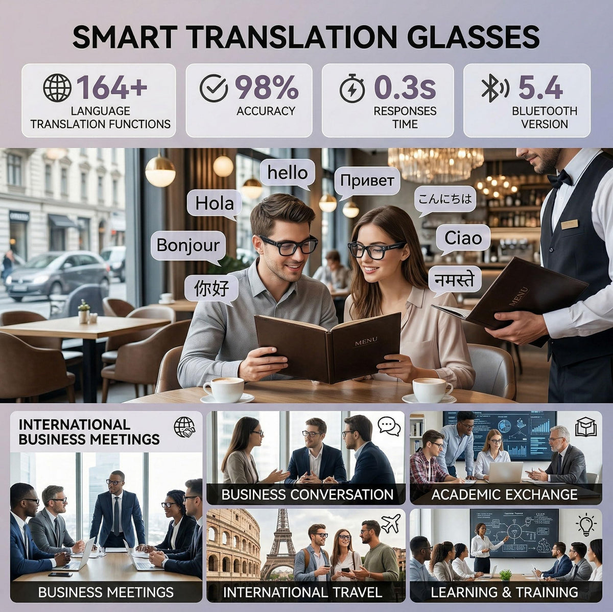 MNVOEQ AI object recognition glasses identify surroundings in real time