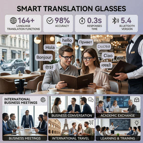 MNVOEQ AI object recognition glasses identify surroundings in real time