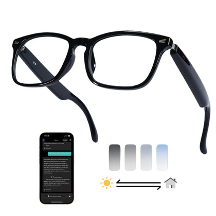 MNVOEQ AI Smart Glasses translation UI enables real-time multilingual communication on the go.