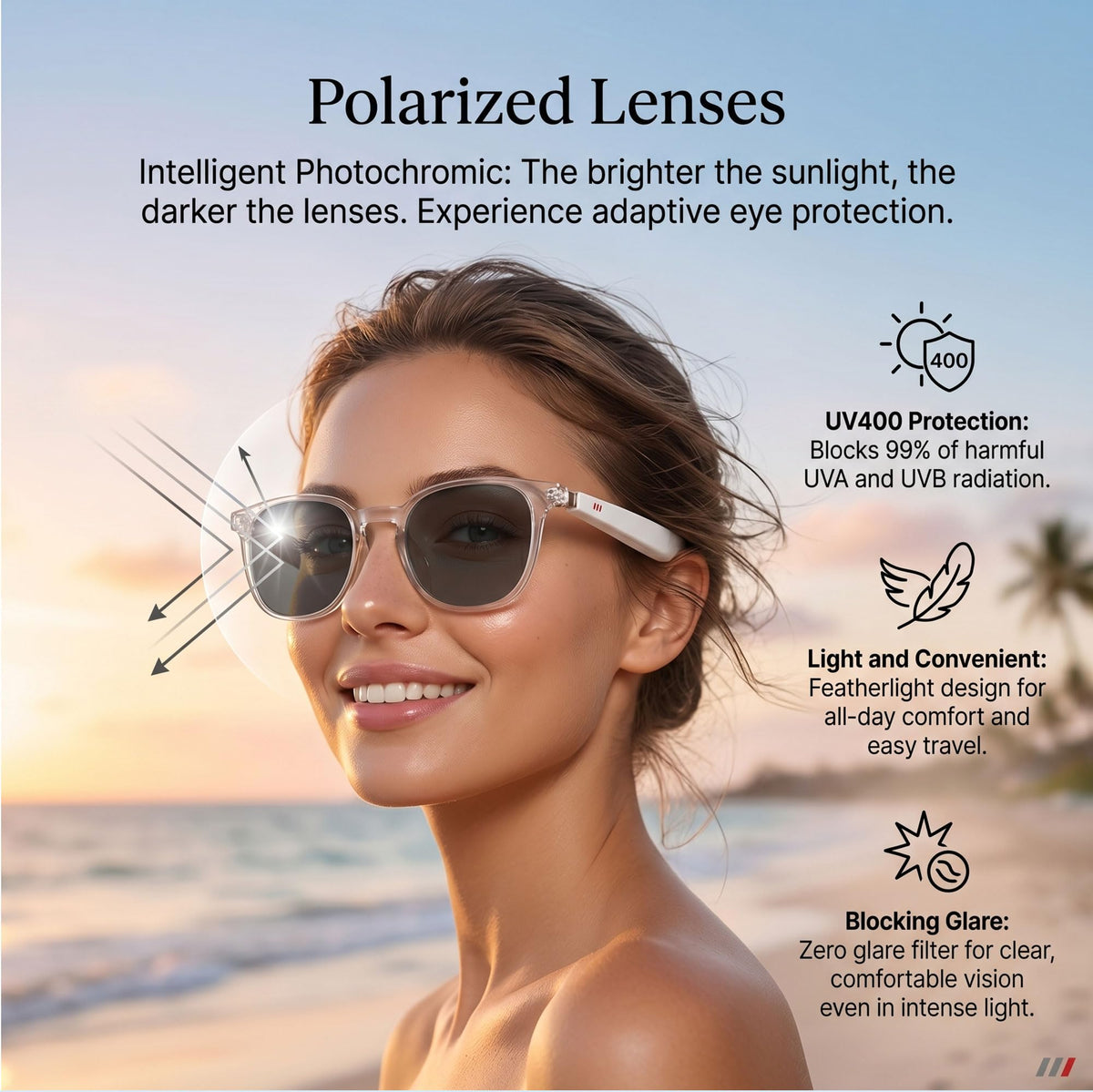 MNVOEQ AI Smart Glasses ideal for travel and multilingual conversations
