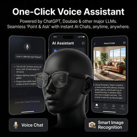 MNVOEQ AI Smart Glasses universal unisex fit for comfort
