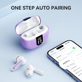 MoBadeety earbuds worn during running showing secure fit and sweat protection