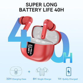 MoBadeety close-up LED battery display on charging case for instant power info