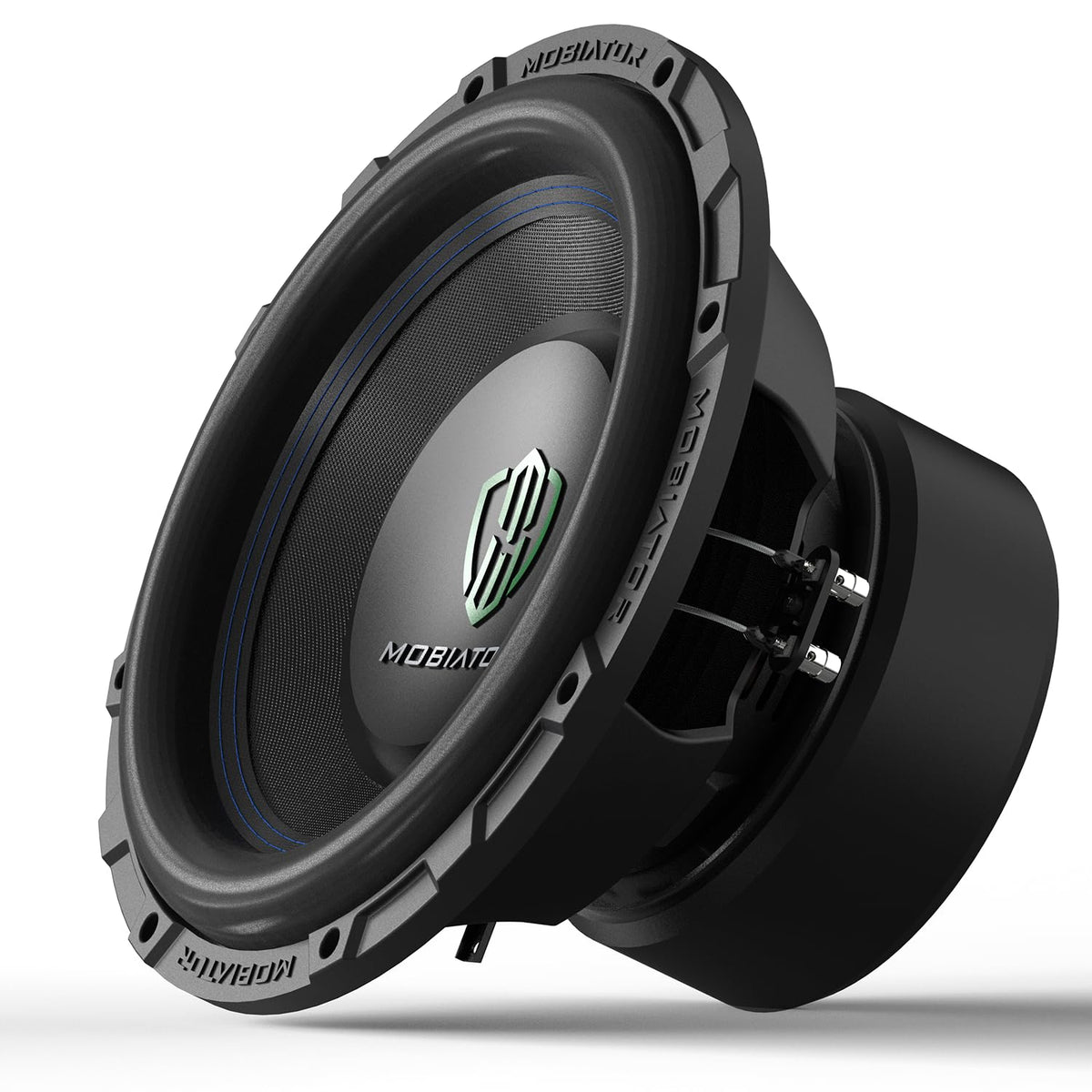 MOBIATOR dual-spider design supports stable, controlled bass response