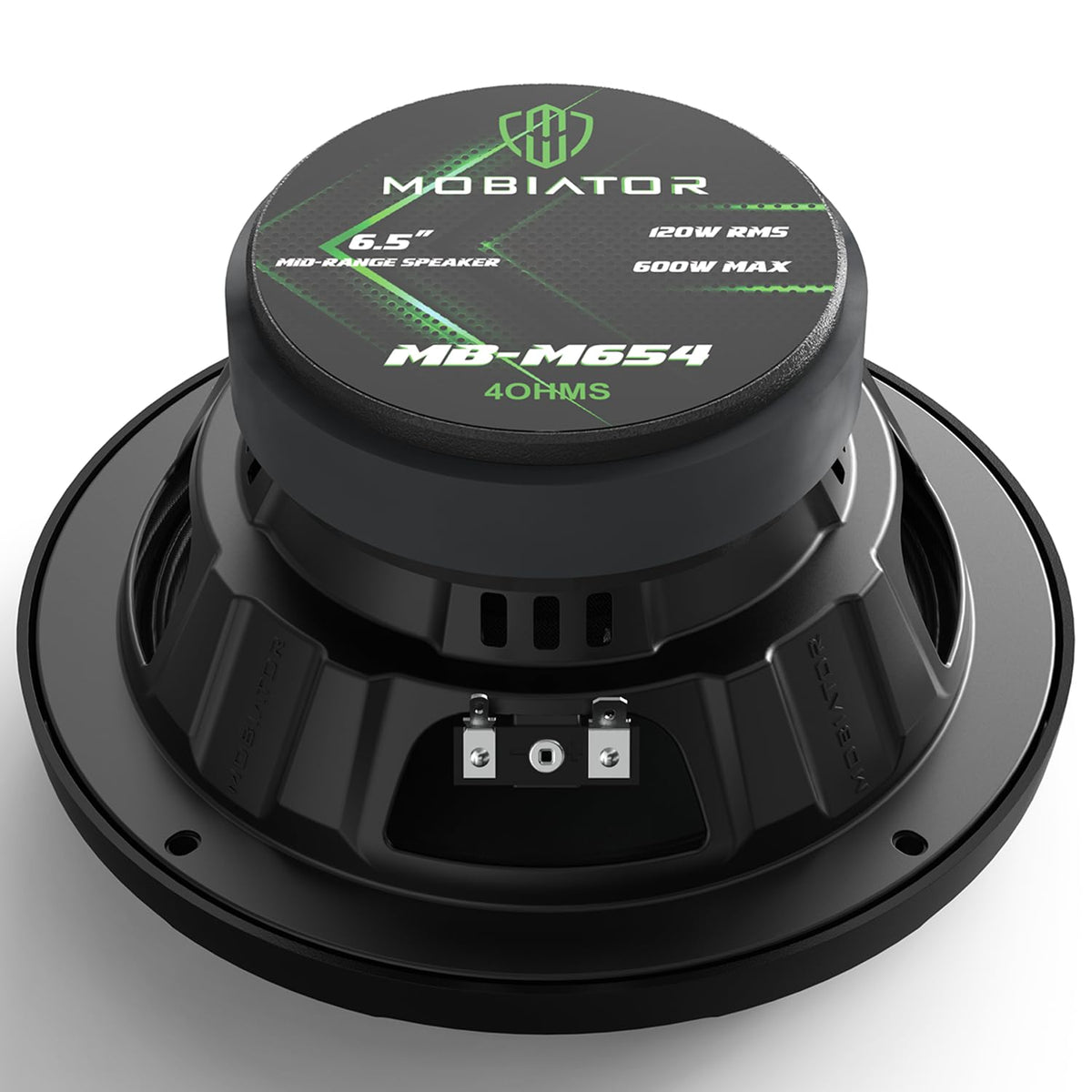 mobiator MB-M654 installed in car door demonstrating authentic sound upgrade
