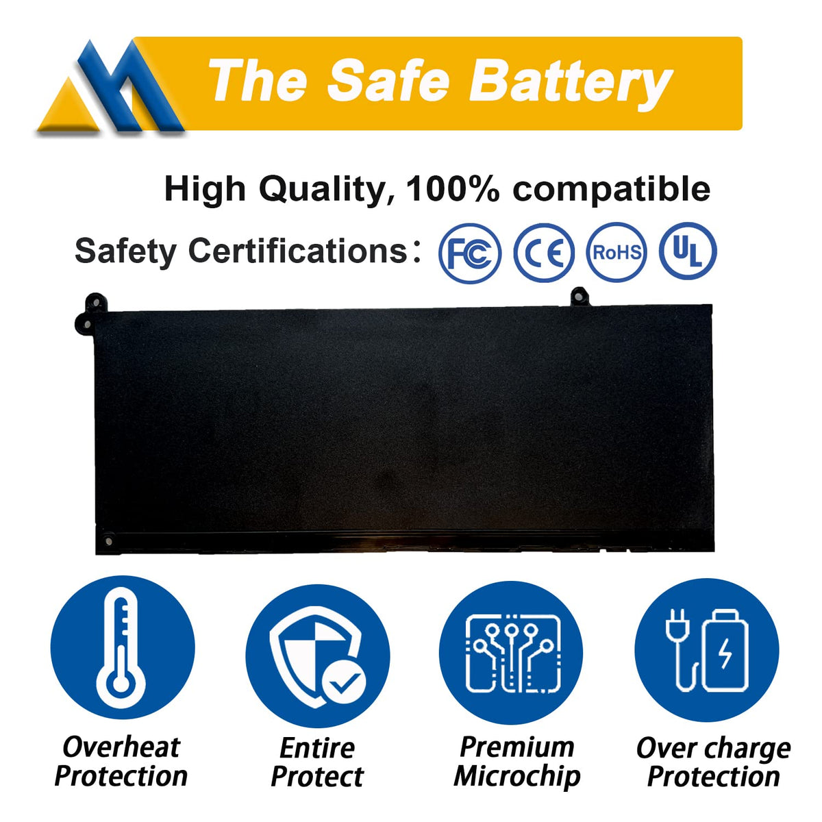 Mobik detailed shot of battery connector showing secure fit benefit