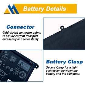 Mobik V6W33 installed in Dell laptop demonstrating correct fit and restore power